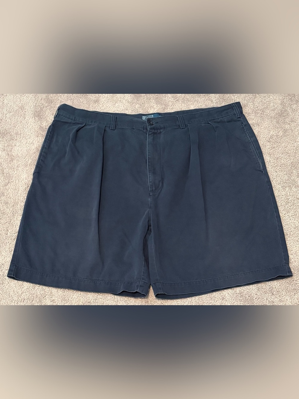 Polo Ralph Lauren Big Tyler Shorts Men’s 46B Classic Pleated Chino 44x8.5
